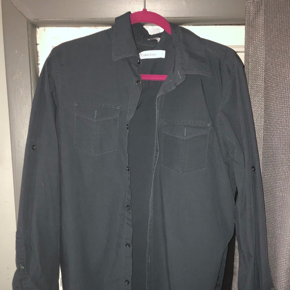 long sleeve dress shirt Calvin Klein